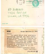 KCSC postcard, 1982